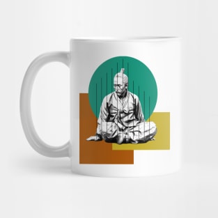 Asian Old Warrior Mug